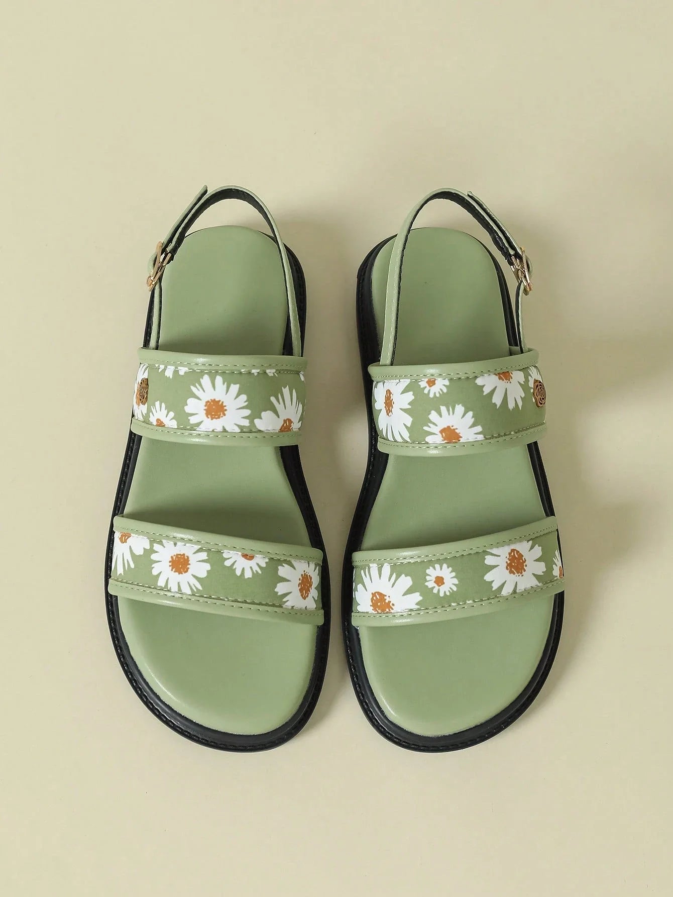 Women's Thick-Sole Strap Buckle Sandals