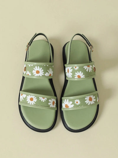 Women's Thick-Sole Strap Buckle Sandals