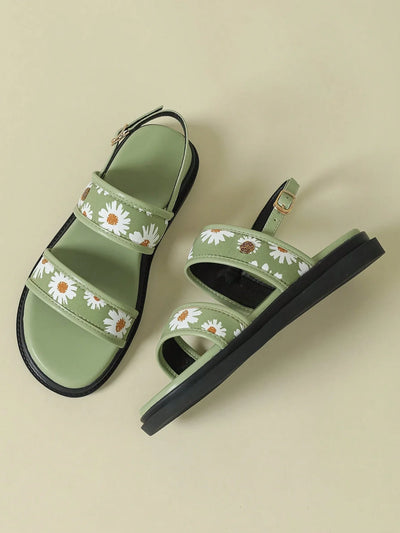 Women's Thick-Sole Strap Buckle Sandals