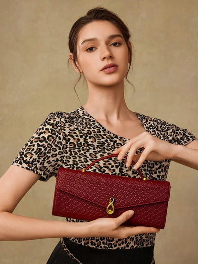 MOTF PREMIUM TEXTURED SQUARE TOP HANDLE BAG