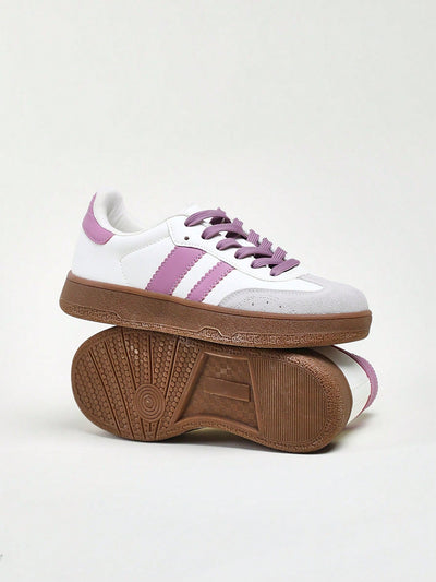 Women's 2 Stipes Gum Sole Sneakers