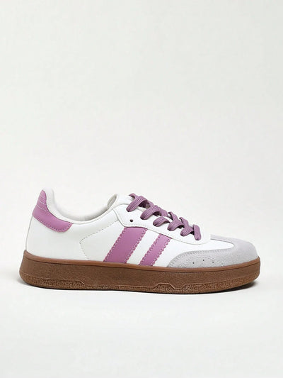 Women's 2 Stipes Gum Sole Sneakers