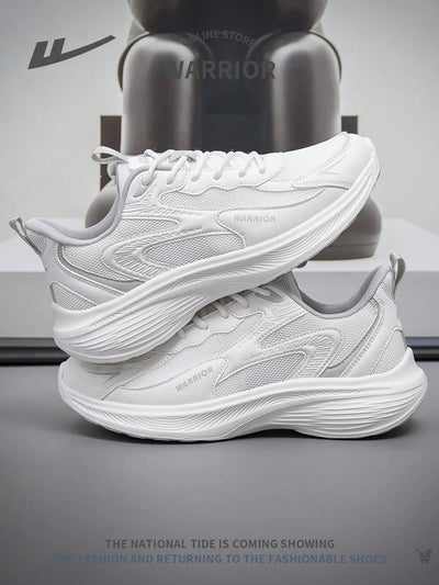 1 Pair Men's Front Lace-Up Mesh Running Shoes