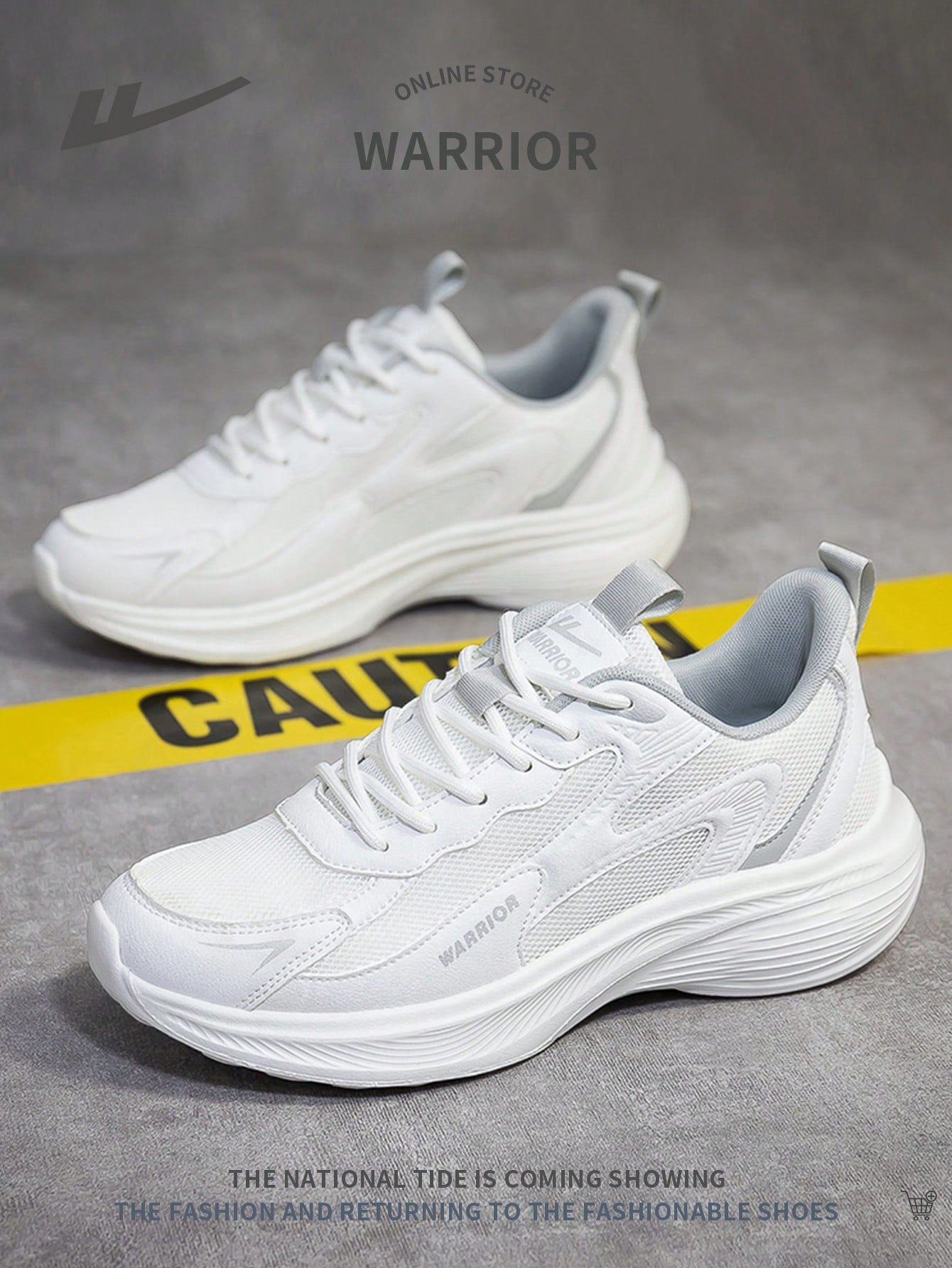 1 Pair Men's Front Lace-Up Mesh Running Shoes