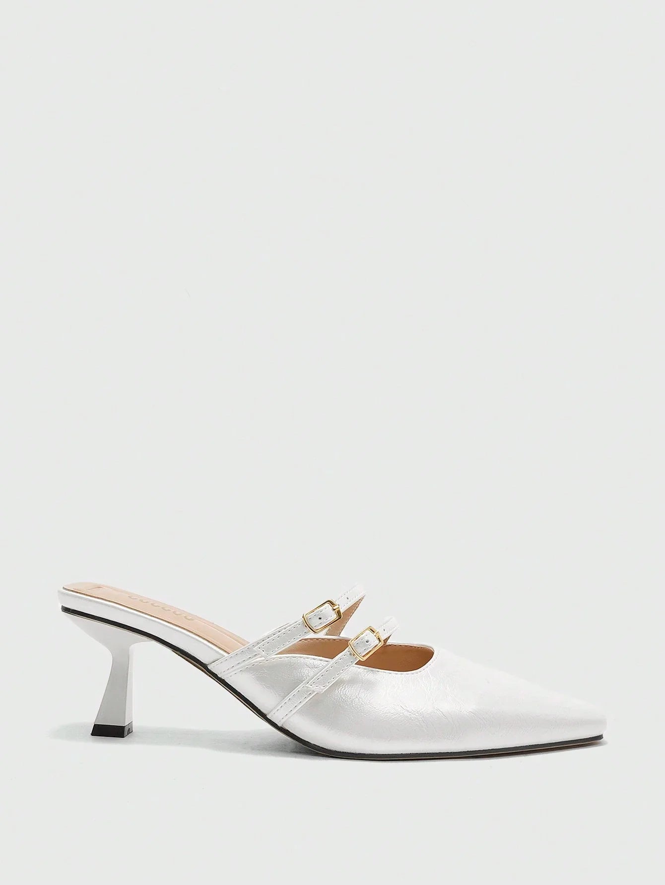 CUCCOO BIZCHIC Solid Color Pointed Toe Casual High Heels