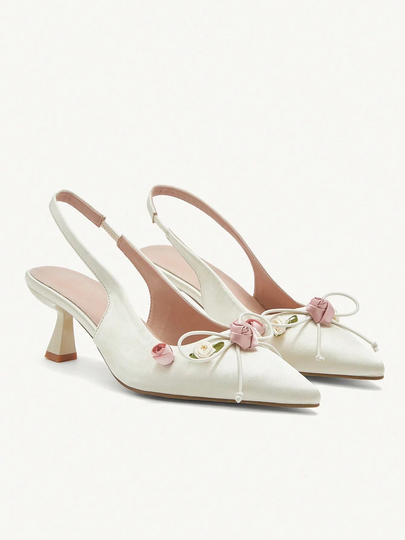 CHICEST Elegant Floral High Heels