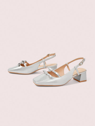 DOLLMOD New Design French Back Open Retro Mary Jane Bow Knot Platform High Heel