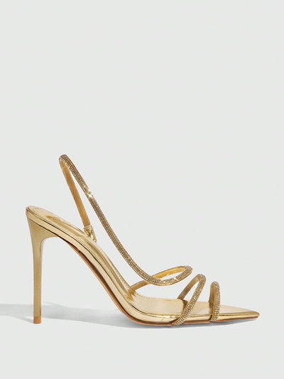 Woman Shoes Black Fashion High Heel Sandals With Bowknot