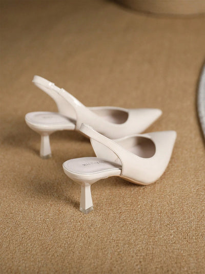 Ladies Backless Slip-On Pumps