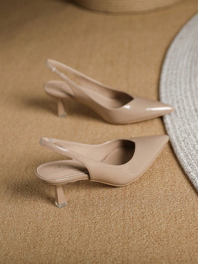 Ladies Backless Slip-On Pumps