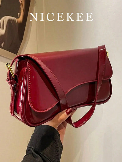 Minimalist Flap Square Bag For Teen Girls