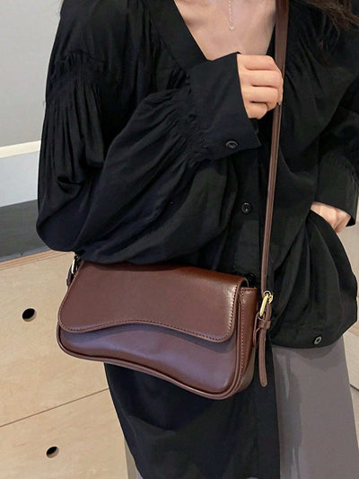 Minimalist Flap Square Bag For Teen Girls