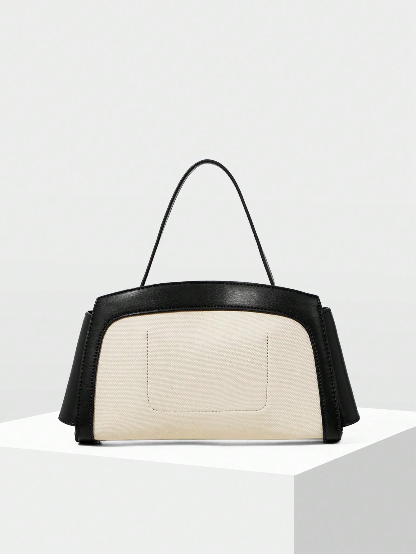 MOTF PREMIUM IRONMONGERY PU LEATHER TOP HANDLE BAG