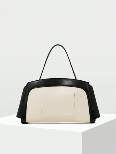 MOTF PREMIUM IRONMONGERY PU LEATHER TOP HANDLE BAG