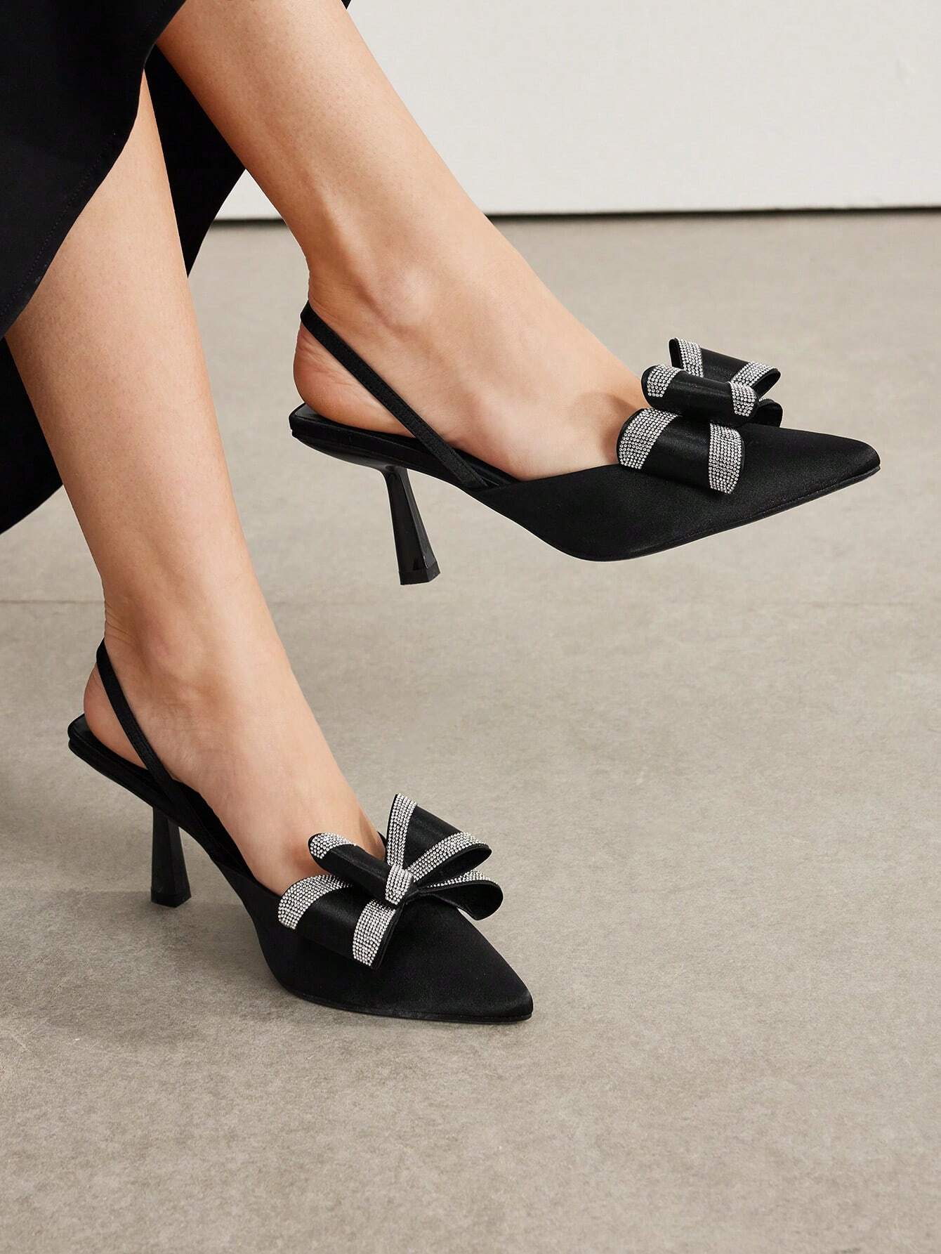 MOTF PREMIUM WOMEN'S FASHION BACKLESS HIGH HEEL SHOES