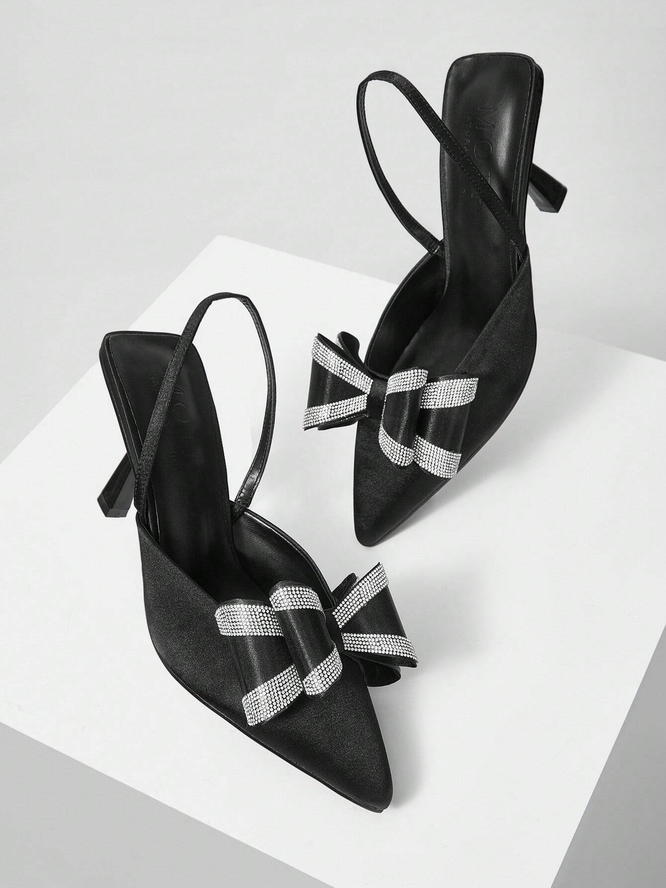 MOTF PREMIUM WOMEN'S FASHION BACKLESS HIGH HEEL SHOES
