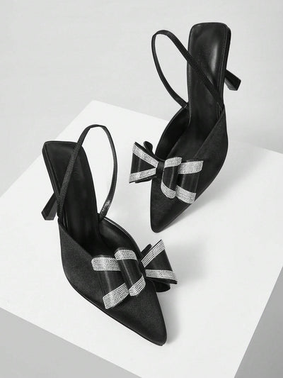 MOTF PREMIUM WOMEN'S FASHION BACKLESS HIGH HEEL SHOES