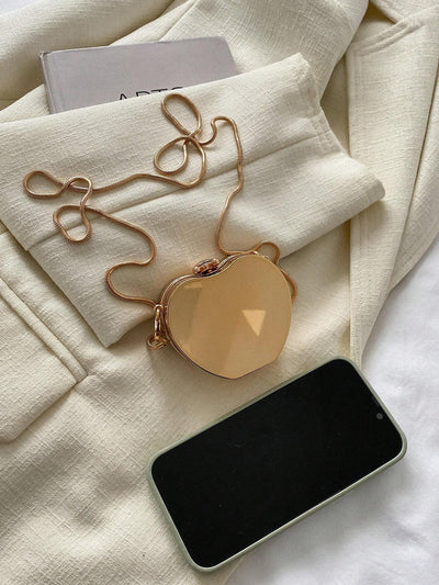 Niche Design Metal Chain Bag