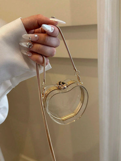 Niche Design Metal Chain Bag