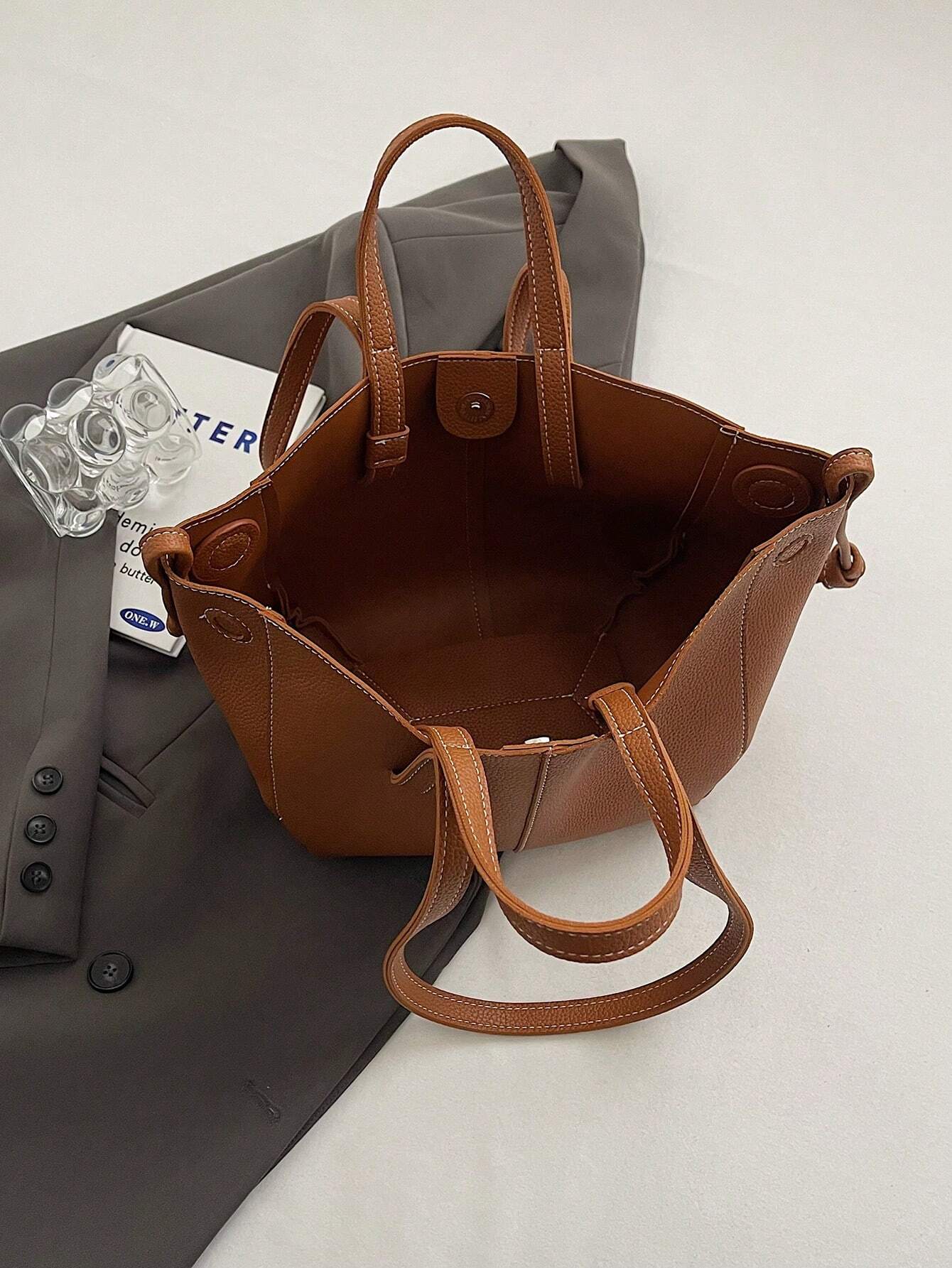 Minimalist Fashionable Versatile Large Capacity Tote Shoulder Bag