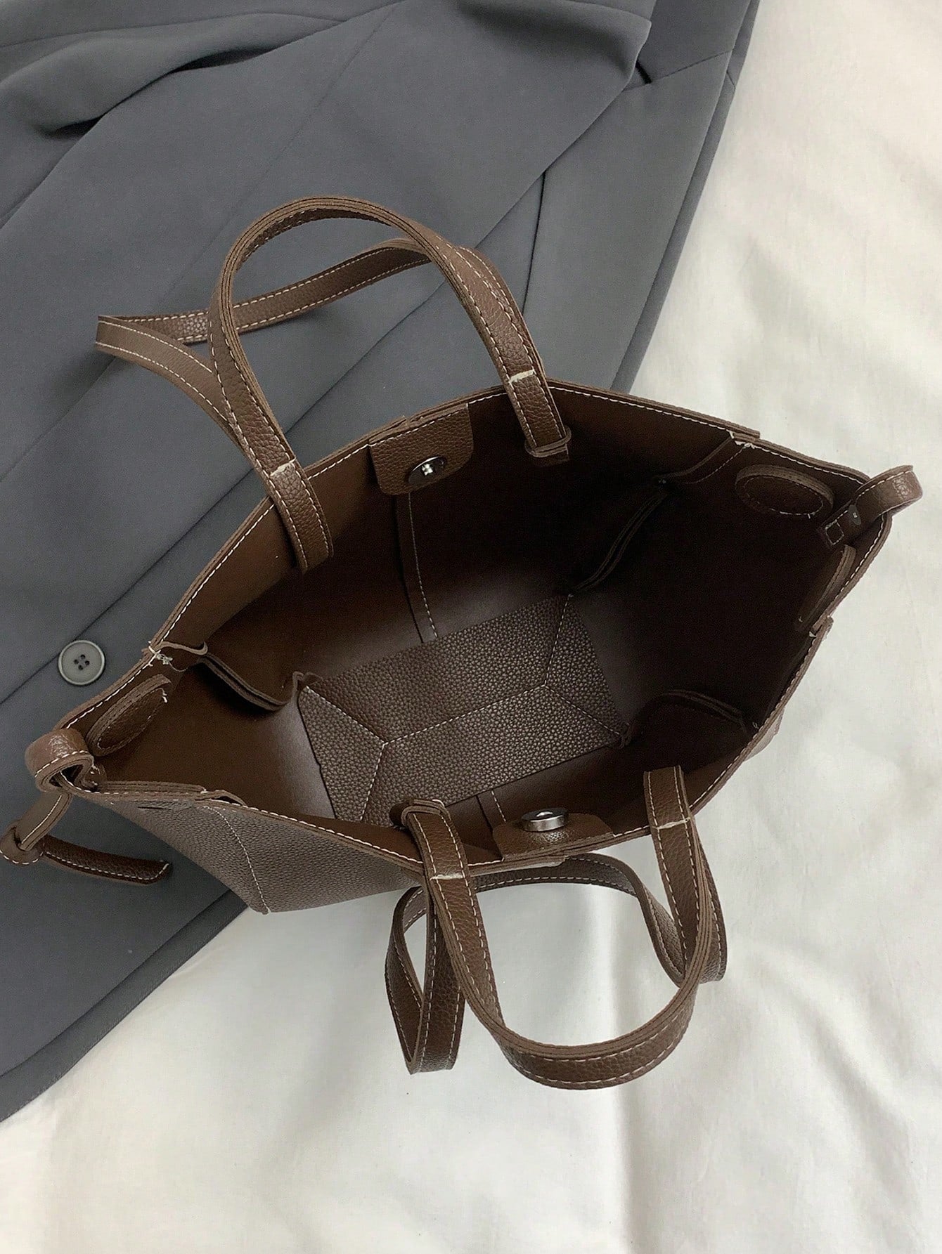 Minimalist Fashionable Versatile Large Capacity Tote Shoulder Bag