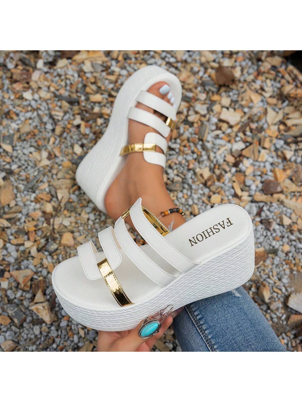 Women's New Height-Increasing Polyurethane Wedge Heel Sandals
