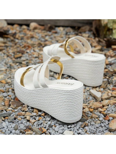 Women's New Height-Increasing Polyurethane Wedge Heel Sandals