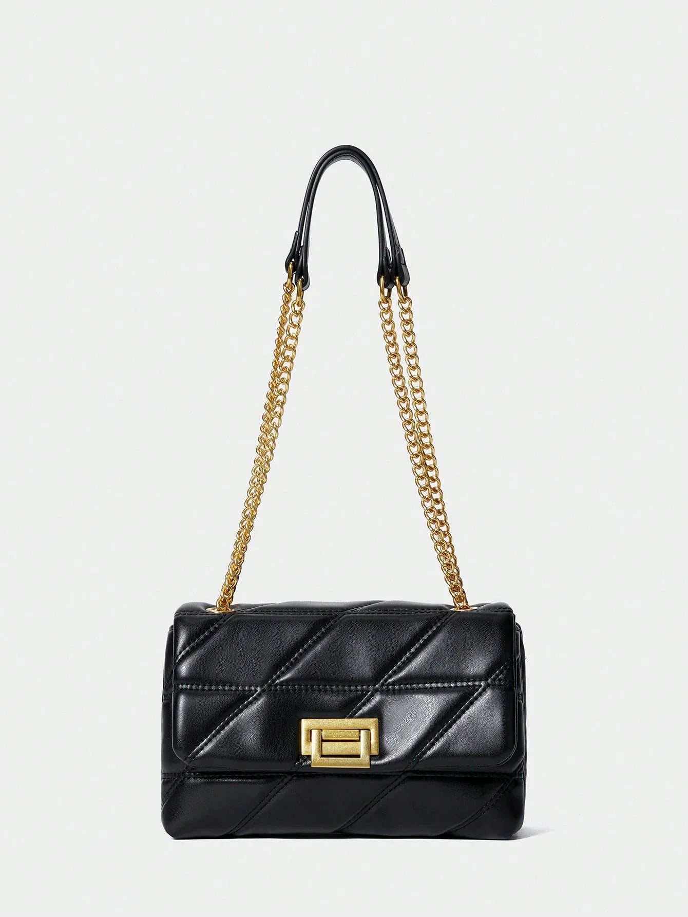 Women's Fashion Versatile Solid Color Classic Shoulder Bag