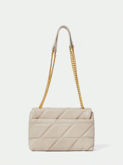 Women's Fashion Versatile Solid Color Classic Shoulder Bag