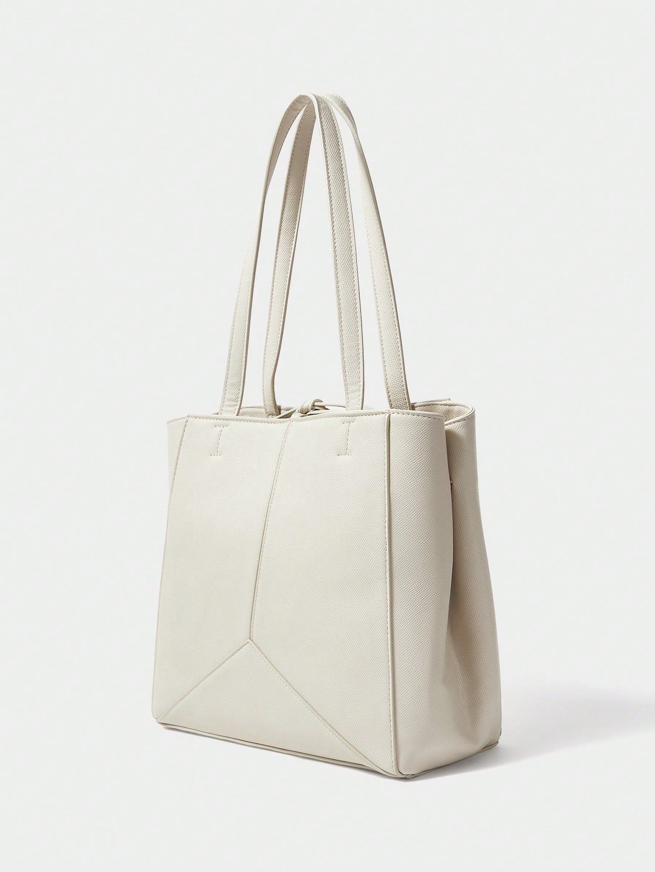 SHECARRY Women's Solid Color Large Capacity Shoulder Tote Bag
