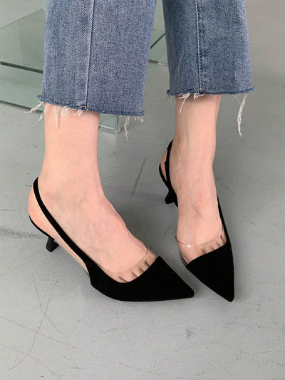 Women White Sculptural Heeled Pumps