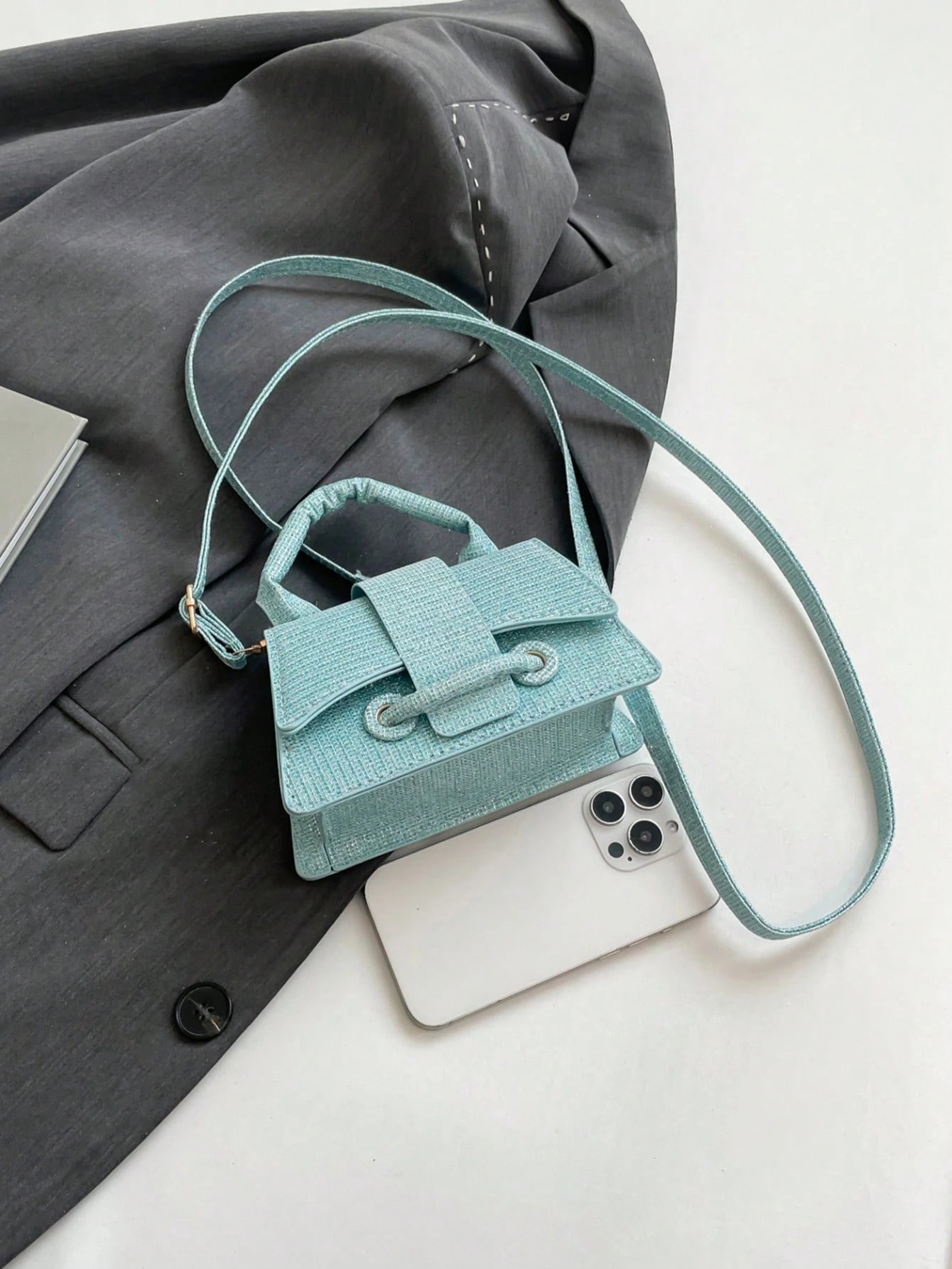 High-Quality Pouch, Mini Square Bag