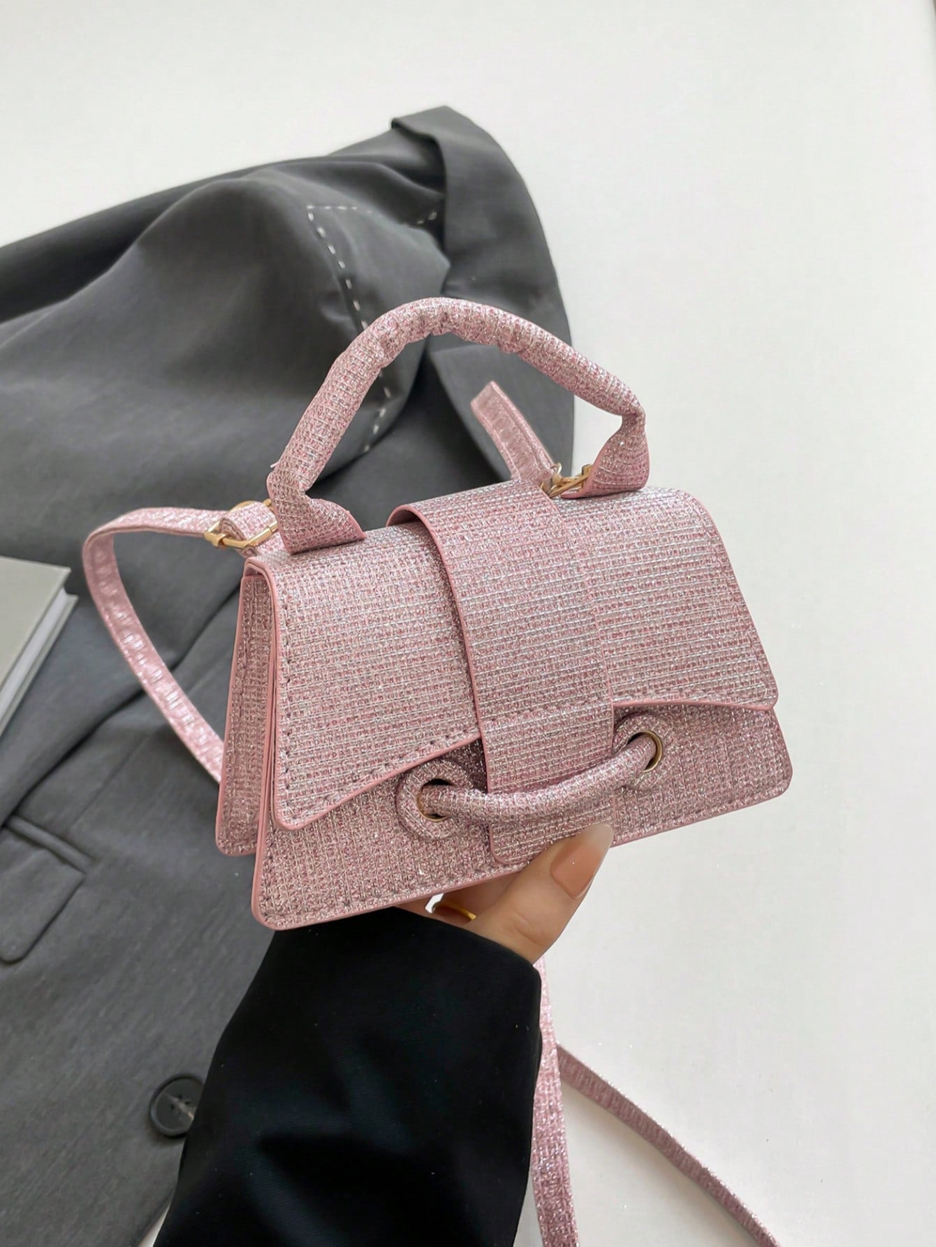 High-Quality Pouch, Mini Square Bag