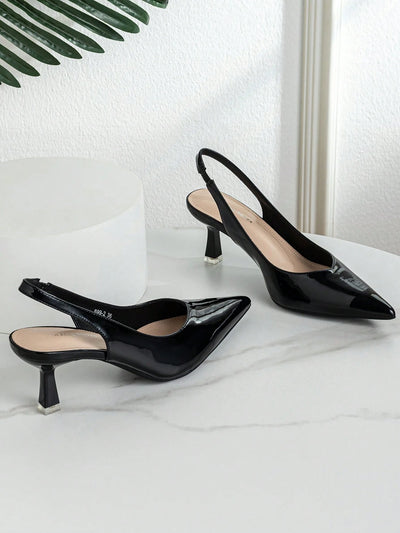 Ladies Backless Slip-On Pumps