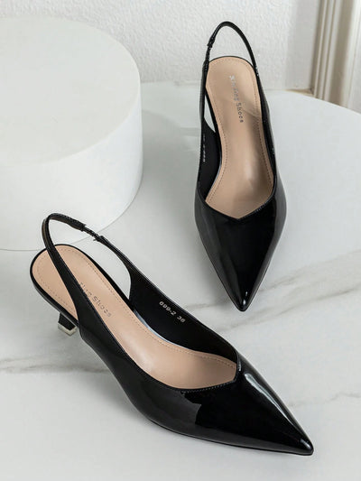 Ladies Backless Slip-On Pumps