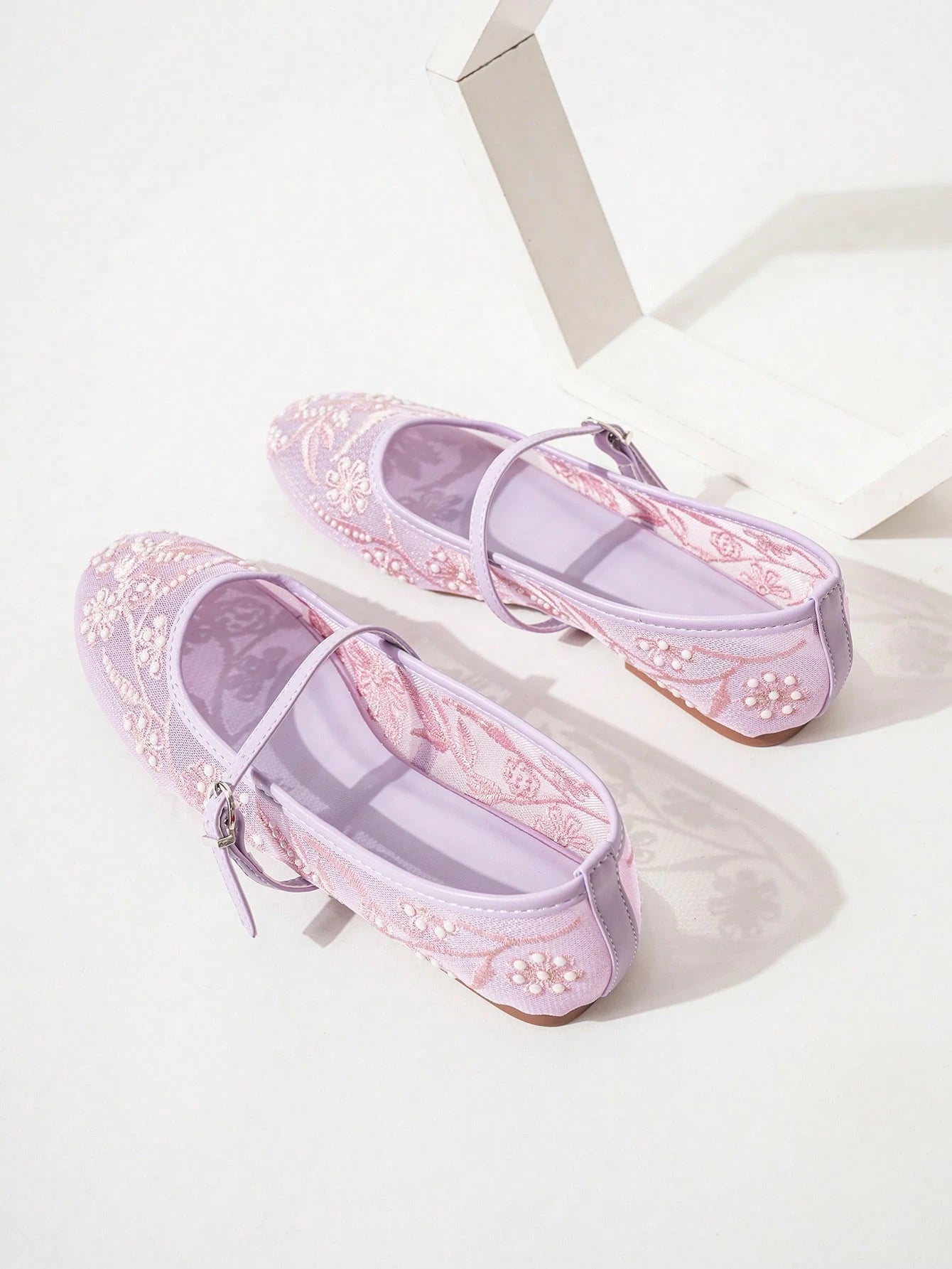Women's Round Toe Mesh Ballet Flats