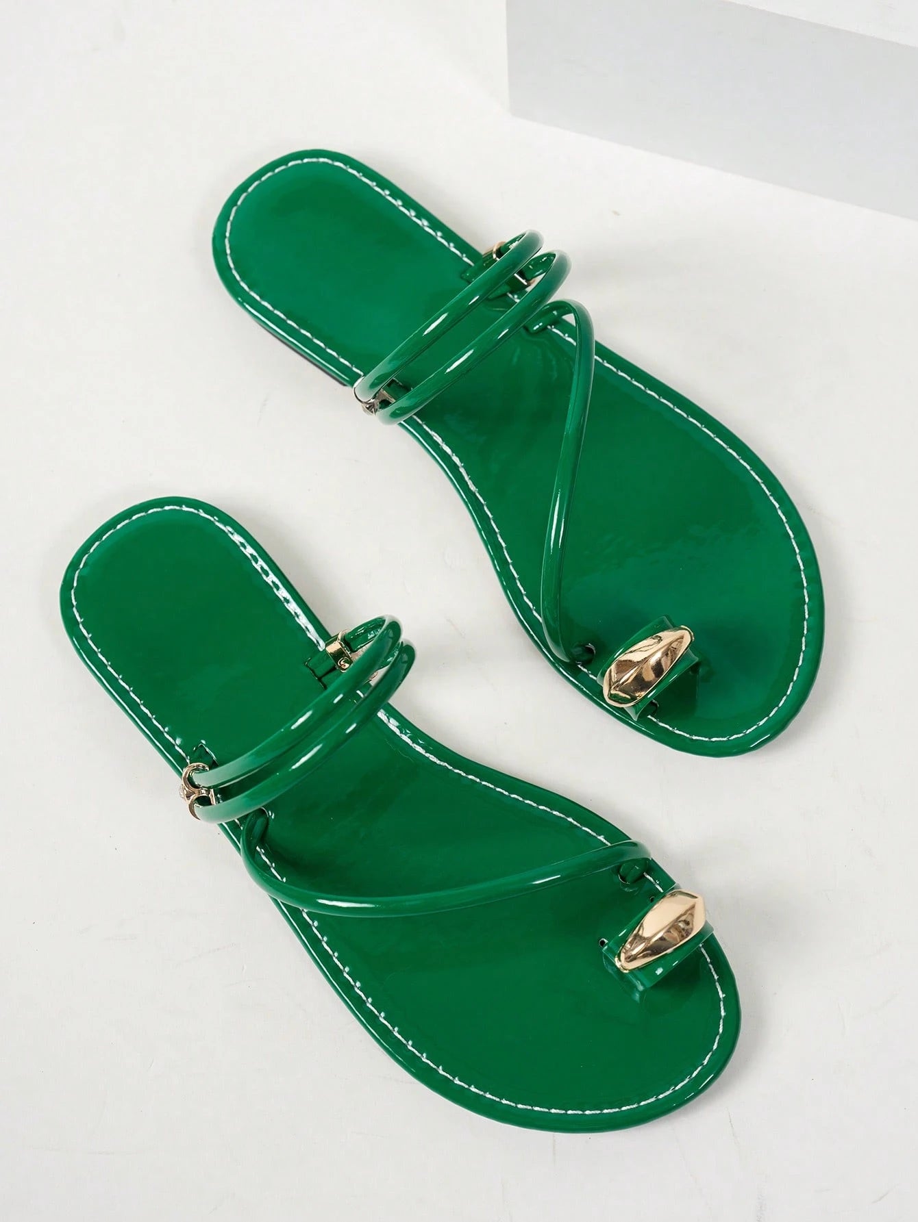 Black Double Wearing Women's Summer Slippers