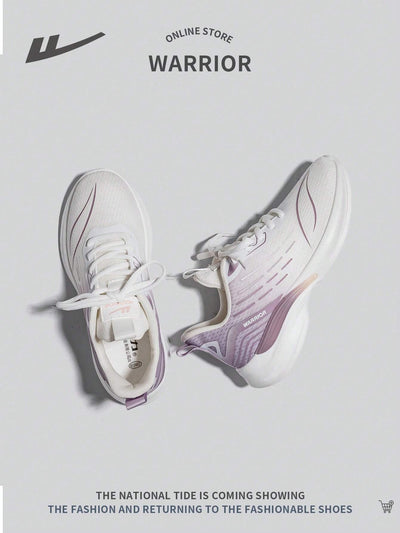 Women's Lace-Up Ombre Color Running Sneakers