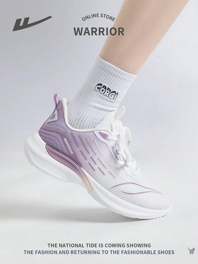 Women's Lace-Up Ombre Color Running Sneakers