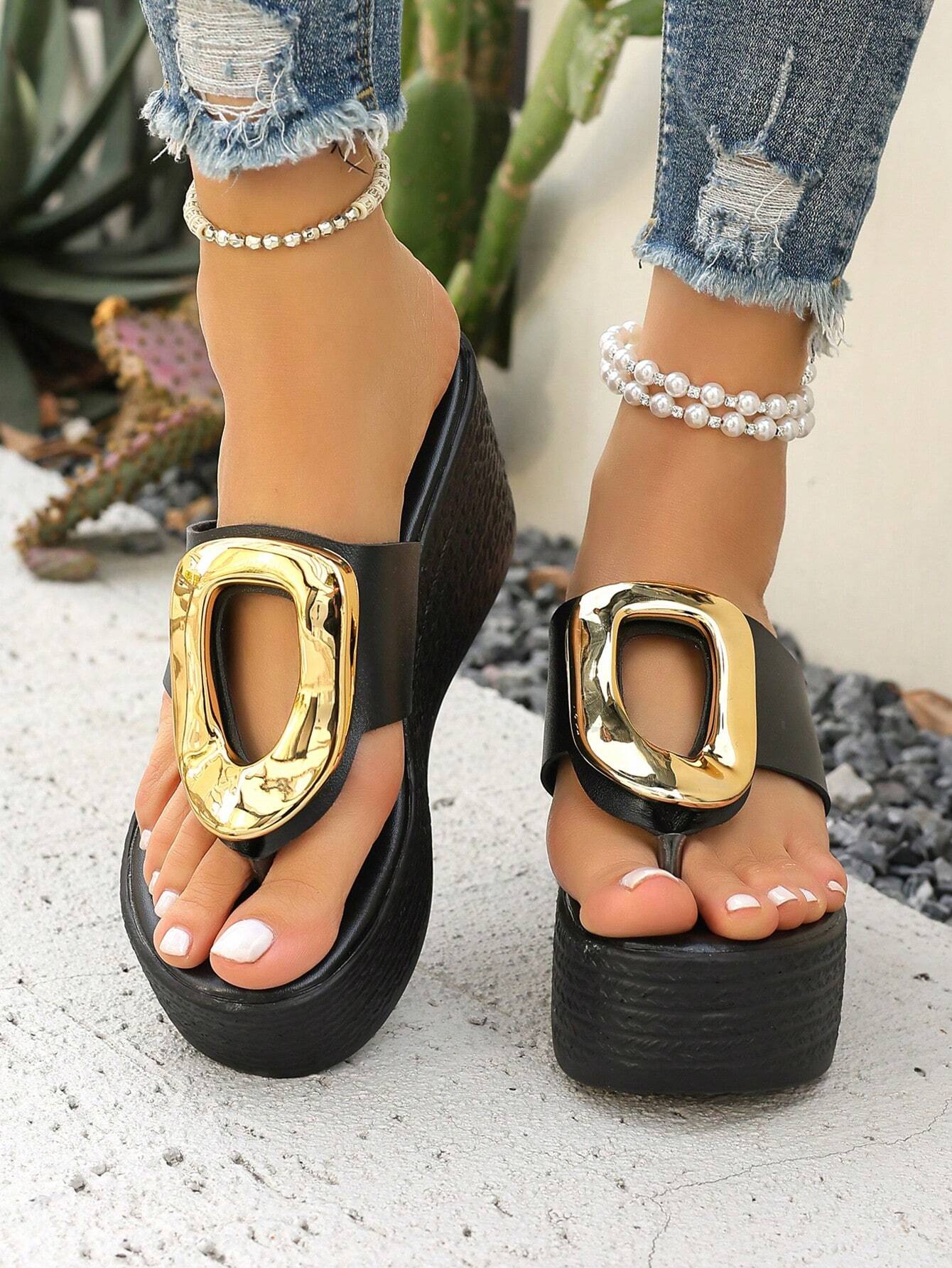Women's New Height-Increasing Polyurethane Wedge Heel Sandals