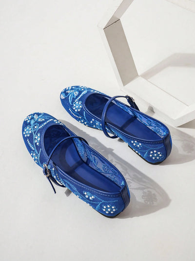 Women's Round Toe Mesh Ballet Flats